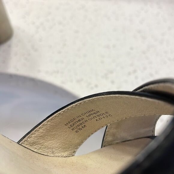 MICHAEL Michael Kors woman’s black open toe wedge sandals - Picture 11 of 11